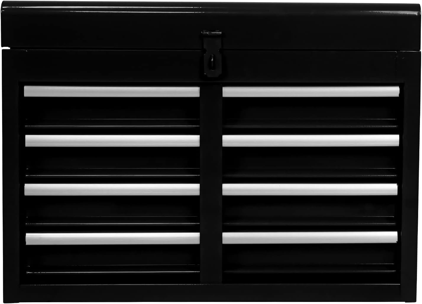 Black Rolling 5-Drawer Tool Cabinet Slides Hanging Panel