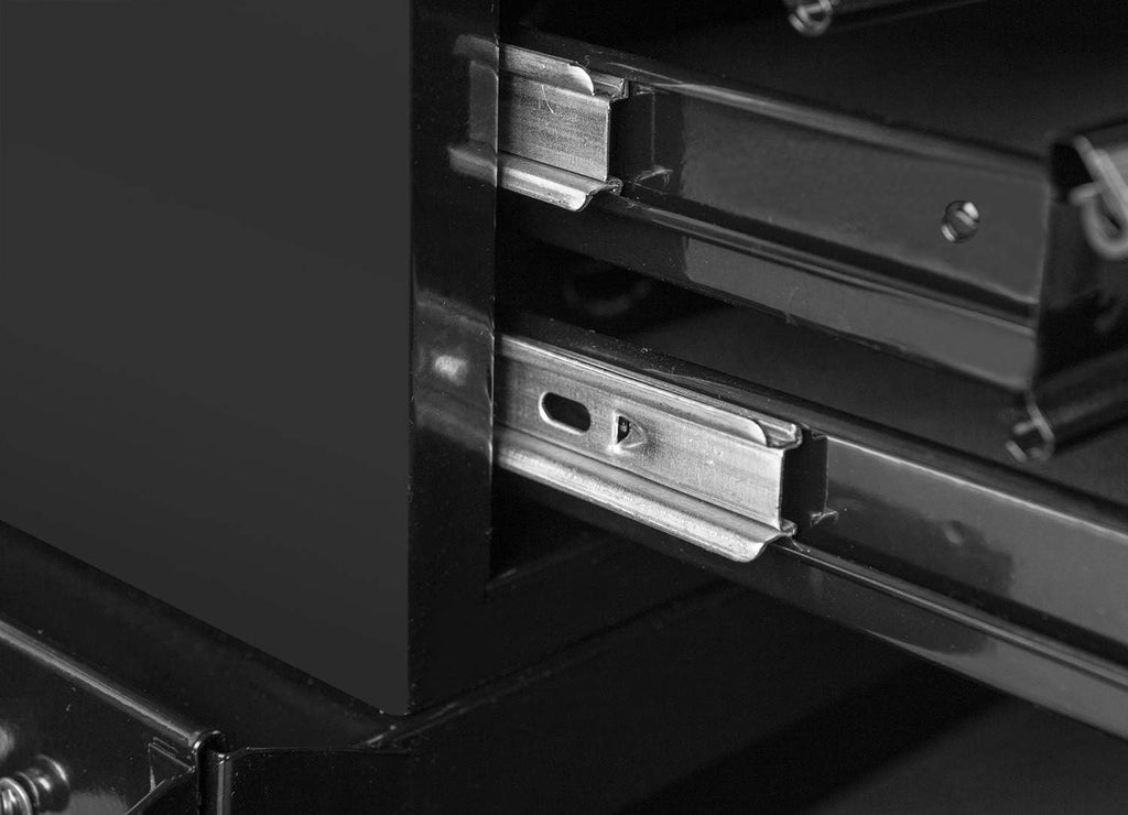 Black Detachable 4-Drawer Rolling Tool Chest Adjustable Shelf