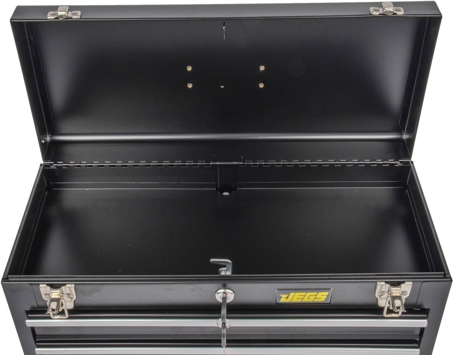 Black Metal 3-Drawer Lockable Toolbox Ball Bearing Slides