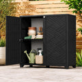 Waterproof Resin Outdoor Cabinet Adjustable Metal Shelf