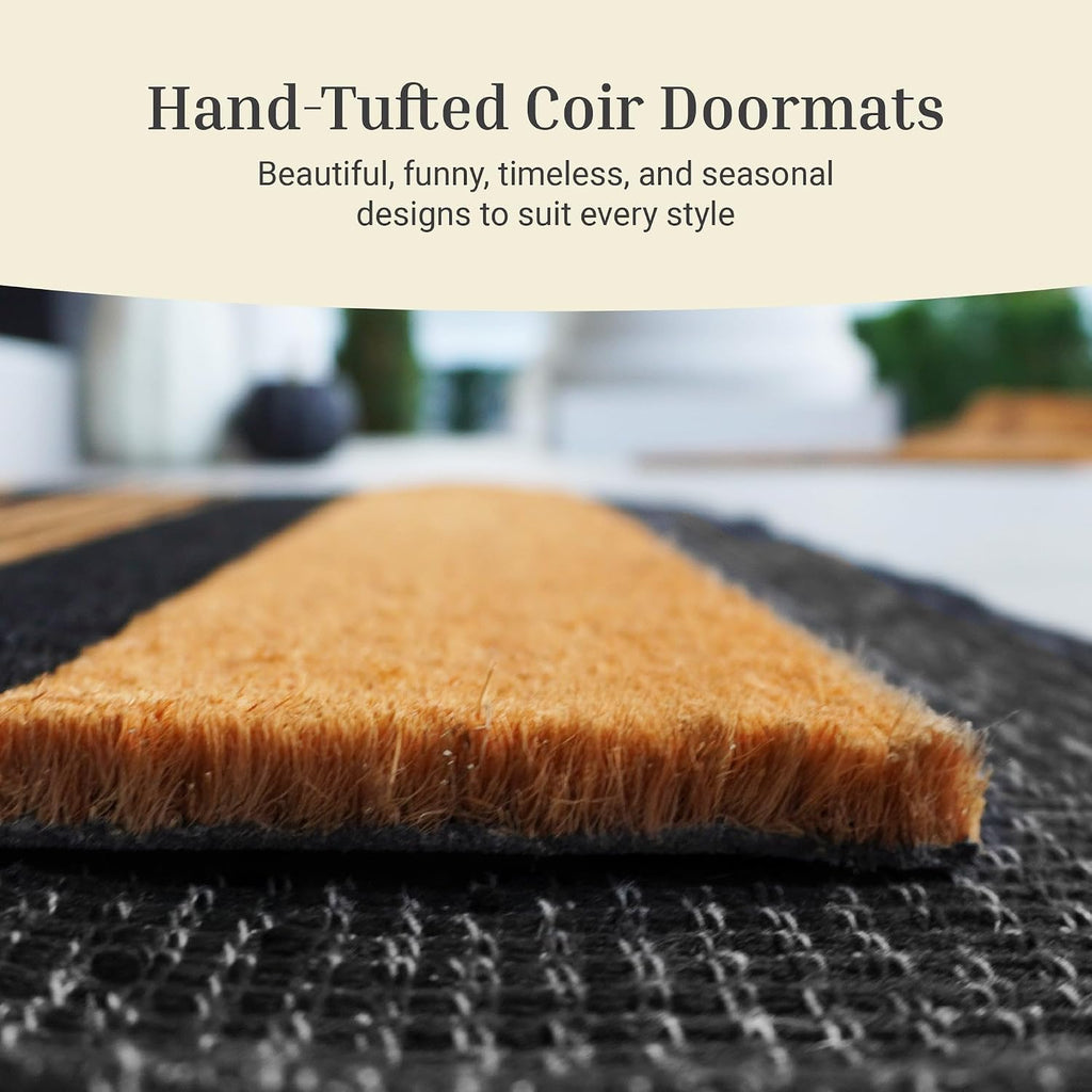 17x30 Coir Welcome Doormat Non Slip Outdoor Indoor Mat