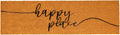 17x60 Large Coco Coir Happy Place Outdoor Doormat
