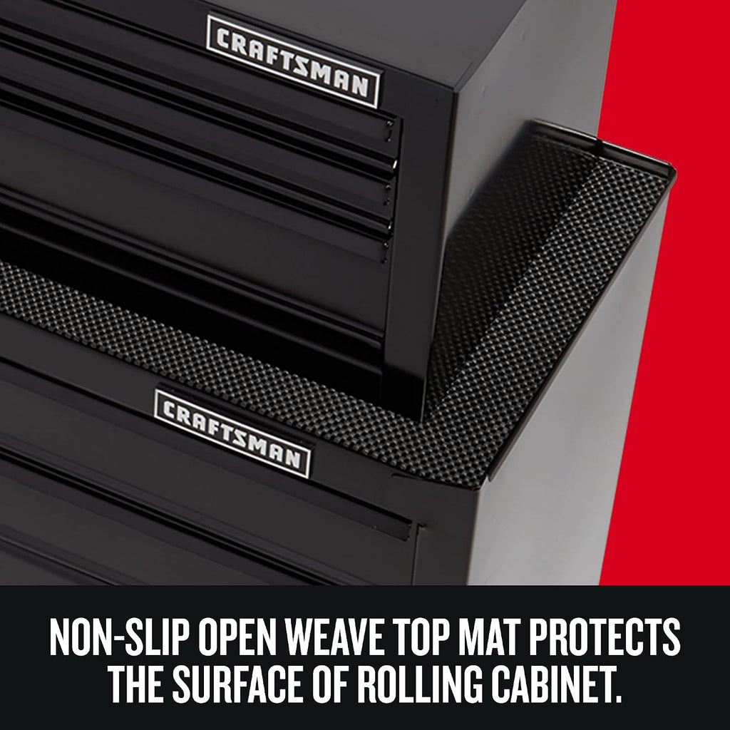 26in Black Rolling 5-Drawer Tool Chest With Drawer Liner