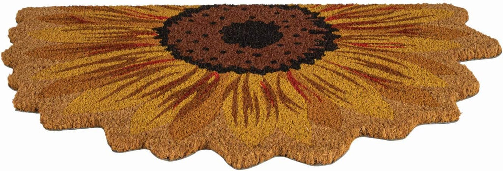 18x30 Sunflower Coir Doormat Vinyl Back Indoor Outdoor