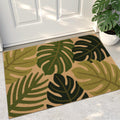 2x3 Non Slip Tropical Monstera Entry Dirt Trapper Mat