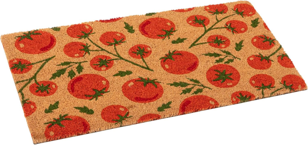 Natural Coir Welcome Doormat Decorative Fish Image Print