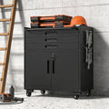 Heavy Duty Rolling Metal Tool Cabinet Lockable 3 Drawers