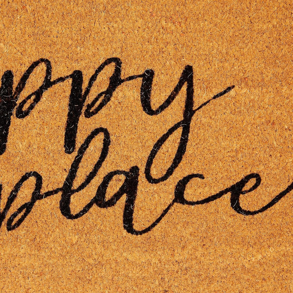 17x60 Large Coco Coir Happy Place Outdoor Doormat