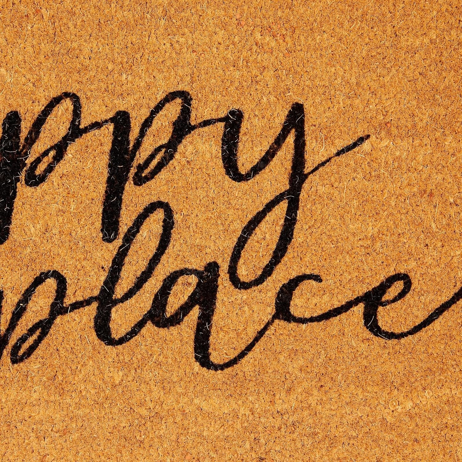 17x60 Large Coco Coir Happy Place Outdoor Doormat
