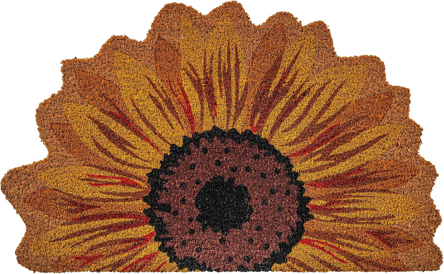 18x30 Sunflower Coir Doormat Vinyl Back Indoor Outdoor